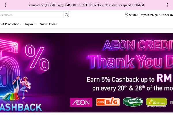Optimizing Delivery Management for AEON Co. Malaysia's MyAEON2go E-commerce Platform with Delyva's Solutions