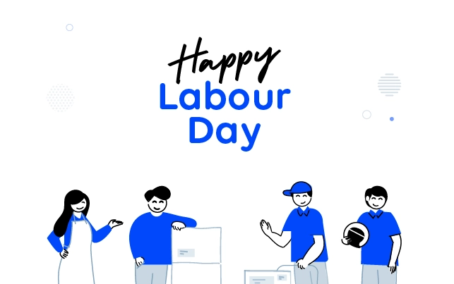 delyva happy labour day wishes banner