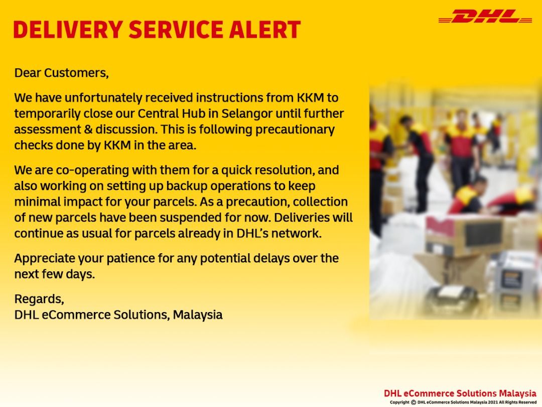 DHL NOTICE