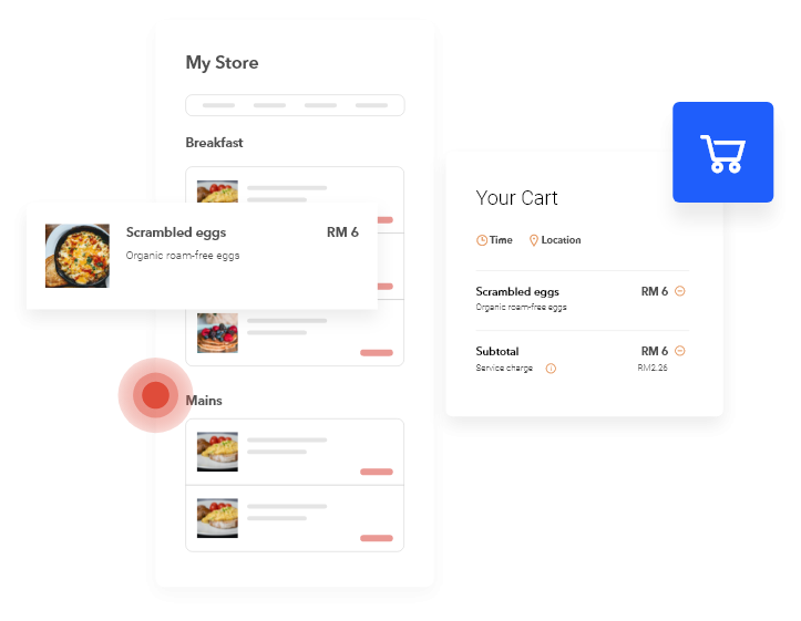 Simple Online Food Ordering and Payment